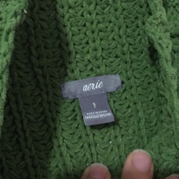 Green oversized sweater - Picture 3 of 9